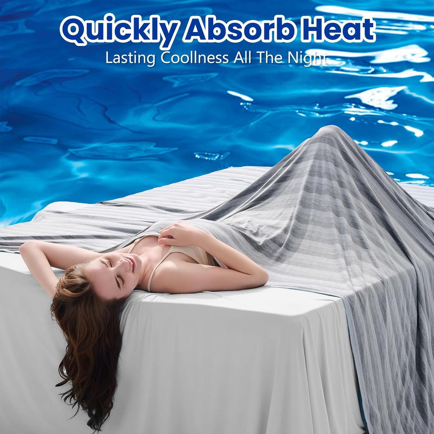 BlendTek Cooling Blanket – Arc-Chill Technology for Hot Sleepers, Night Sweats & Sensitive Skin