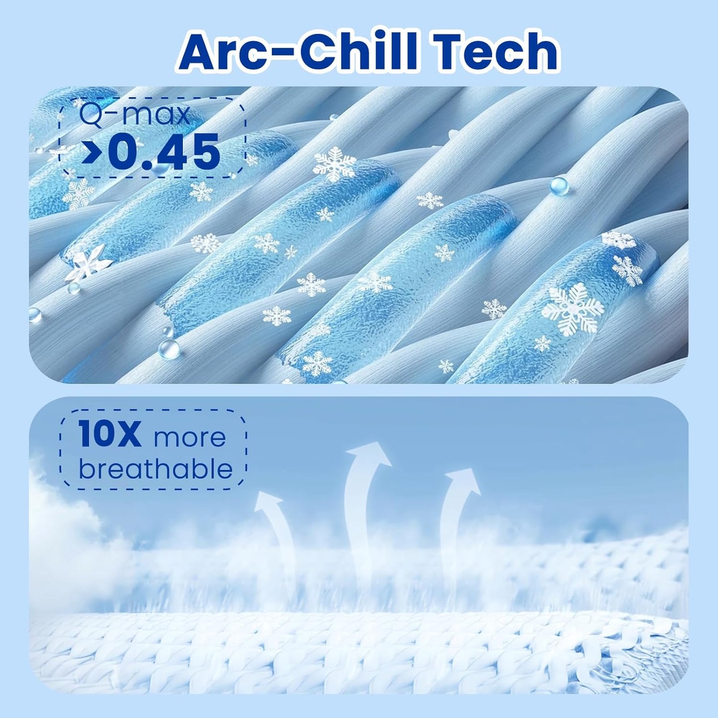 BlendTek Cooling Blanket – Arc-Chill Technology for Hot Sleepers, Night Sweats & Sensitive Skin