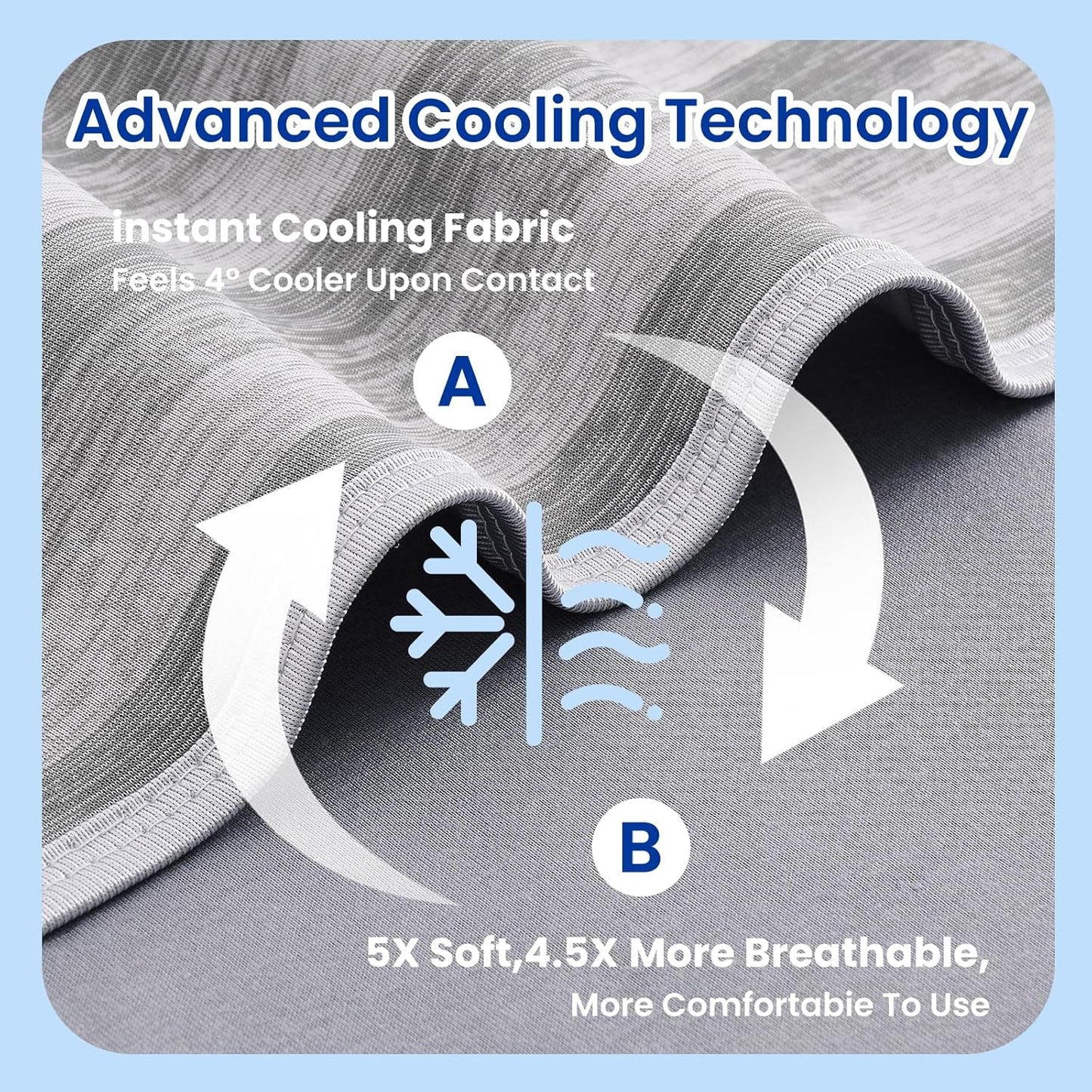 BlendTek Cooling Blanket – Arc-Chill Technology for Hot Sleepers, Night Sweats & Sensitive Skin