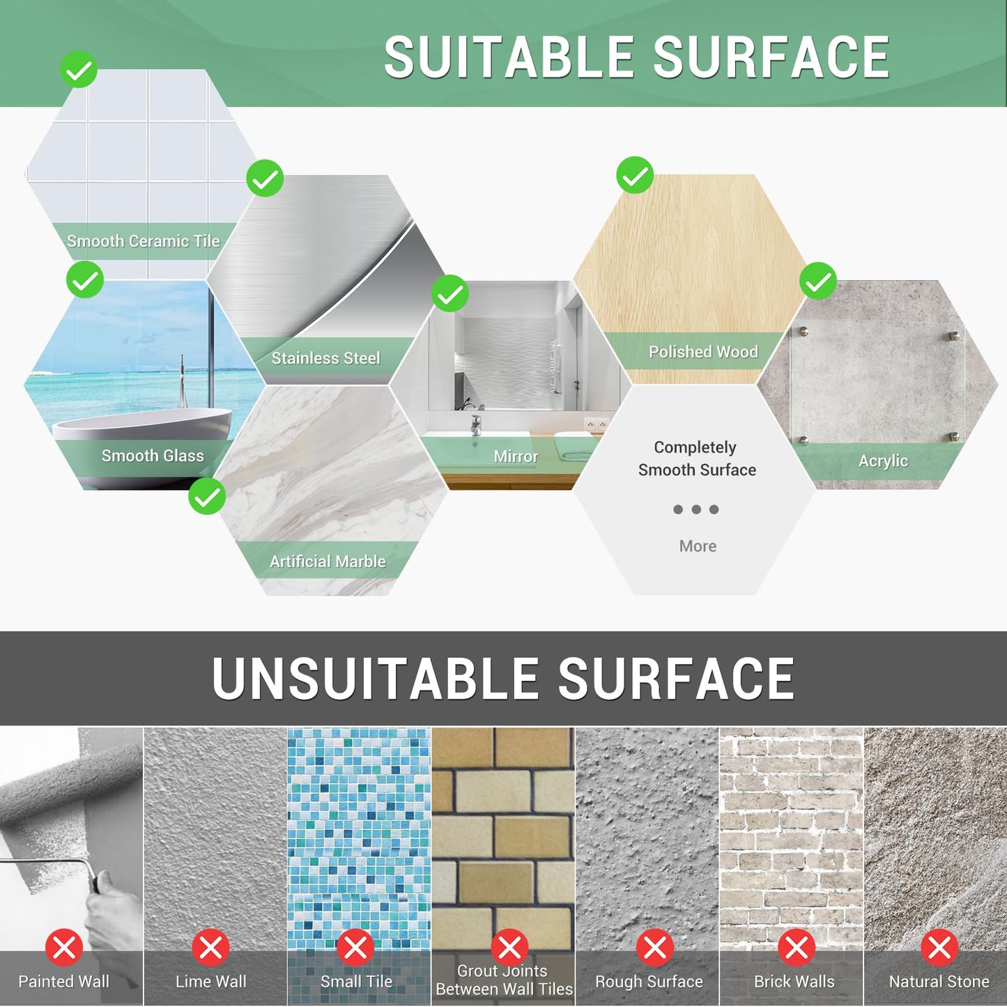 Abnehmbarer Dusch-Aufbewahrungskorb, rostfrei, wasserdicht, für die Badezimmerwand, Shampoo, Rasierer, Seife, mit Drainage-Design und Haken – Weiß