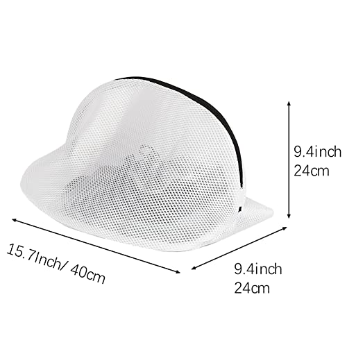 Shoe Washing Bag, Set of 3 Mesh Shoe Laundry Bags with Zip Closure for Sneakers, Running Shoes, Socks, Bras