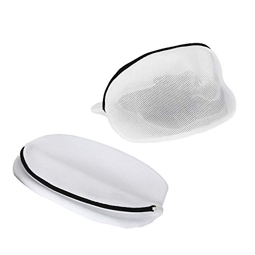 Shoe Washing Bag, Set of 3 Mesh Shoe Laundry Bags with Zip Closure for Sneakers, Running Shoes, Socks, Bras
