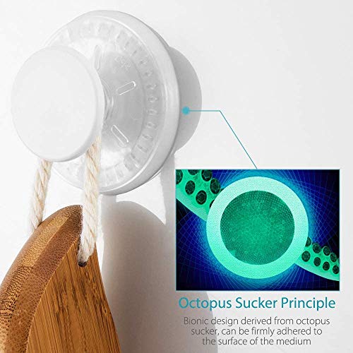 Octopus Suction Cup Hooks up tp 11LB - Removable and Versatile Bathroom and Kitchen Organizer