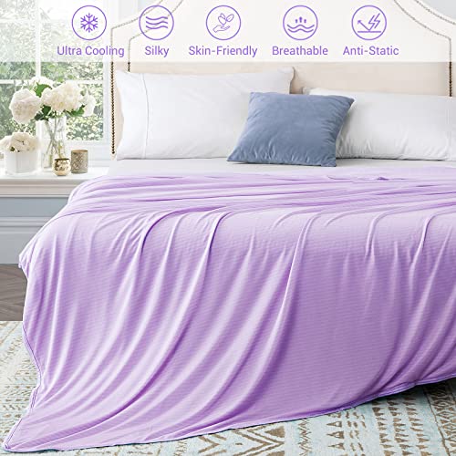 Cooling Blanket Double-Sided Cool Throw Blanket for Night Sweats and Hot Sleepers