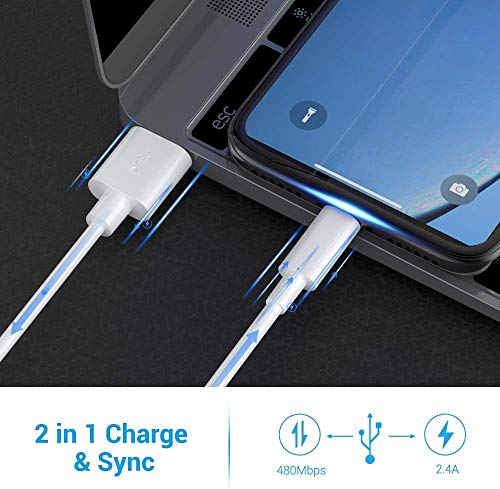 Nikolable Lightning Cable MFi Certified - iPhone Charger 3Pack 6FT Lightning to USB A Charging Cable Cord Compatible with iPhone 14 13 12 Mini Pro Max SE 11 Xs Max XR X 8 7 6 Plus 5S iPad Pro Airpods - White