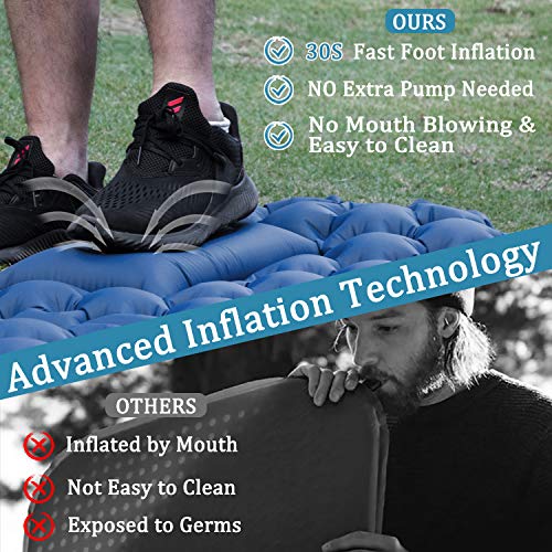 Sleeping Pad for Camping for Single Air Mattress Compact Hiking Pad