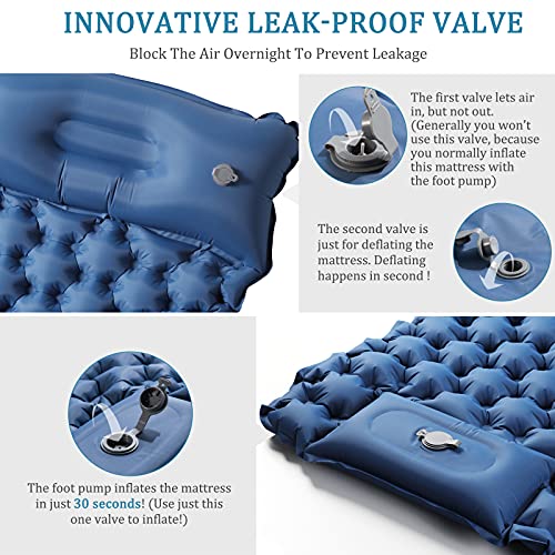 Sleeping Pad for Camping for Single Air Mattress Compact Hiking Pad