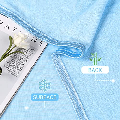 Cooling Blanket Double-Sided Cool Throw Blanket for Night Sweats and Hot Sleepers