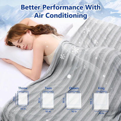 BlendTek Cooling Blanket – Arc-Chill Technology for Hot Sleepers, Night Sweats & Sensitive Skin