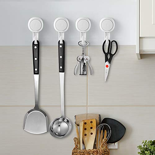 Heavy Duty Vacuum Suction Cup Hooks - No-Drill Kitchen and