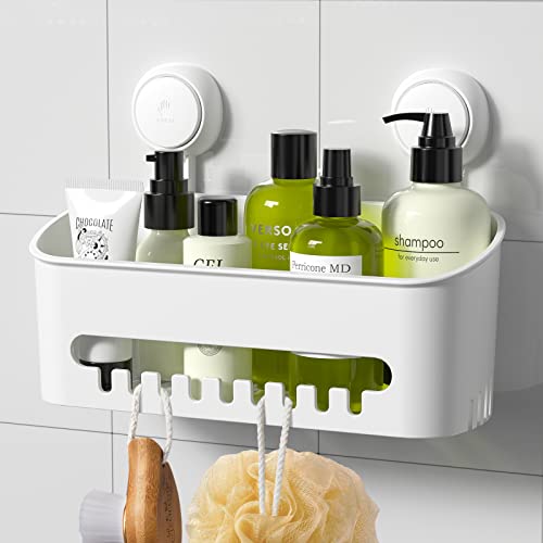 Removable Shower Caddy - No-Drilling Suction Cup