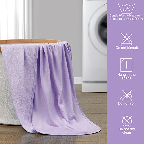 Cooling Blanket Double-Sided Cool Throw Blanket for Night Sweats and Hot Sleepers