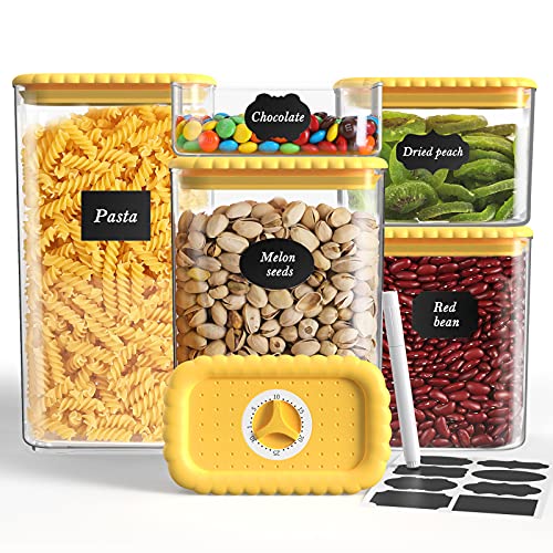 Cereal Storage Container 5 Pieces with Timing Function BPA Free