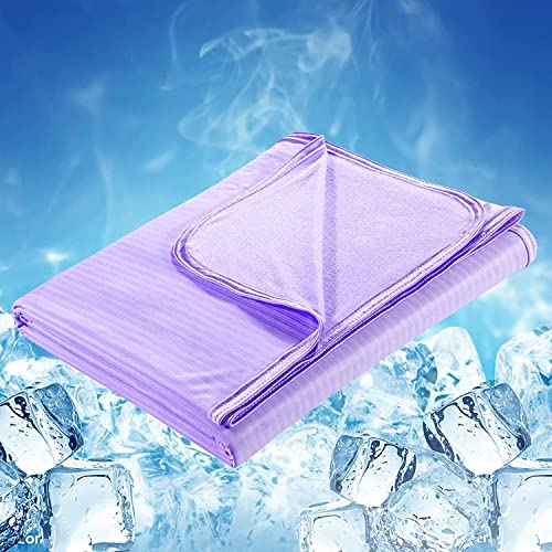 Cooling Blanket Double-Sided Cool Throw Blanket for Night Sweats and Hot Sleepers