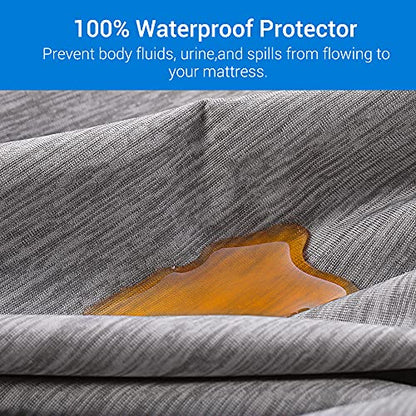 LUXEAR Cooling Sheet Waterproof Mattress Protector Deep Pocket up to 18’’